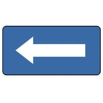 ユニット 配管ステッカー 青地白矢印(大) 80×150 10枚組 AS.1.50L 1組(10枚) 745-6417（直送品）