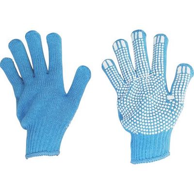 丸和ケミカル パステルカラーすべり止め手袋 サックス 61 1双 421-1706（直送品）