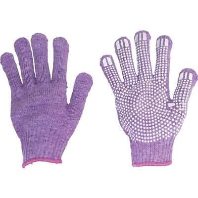 丸和ケミカル パステルカラーすべり止め手袋 バイオレット 62 1双 421-1687（直送品）