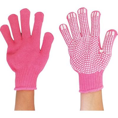 丸和ケミカル パステルカラーすべり止め手袋 ピンク 63 1双 421-1683（直送品）