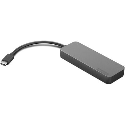 Lenovo レノボ・ジャパン USB TypeーC ー TypeーA ハブ(USB 4ポート搭載) 4X90X21427 1台（直送品）