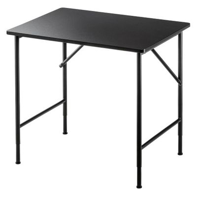 サンワサプライ マルチワークデスク 幅800×奥行600×高さ720mm ブラック×ブラック SH-MX0860BK 1台（直送品）