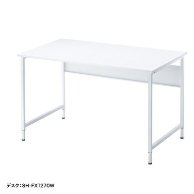サンワサプライ フレキシブルデスク 幅1800×奥行700×高さ720mm ホワイト×ホワイト SH-FX1870W 1台（直送品）