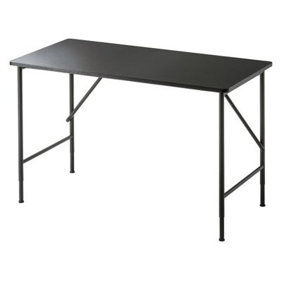 サンワサプライ マルチワークデスク 幅1200×奥行600×高さ720mm ブラック×ブラック SH-MX1260BK 1台（直送品）