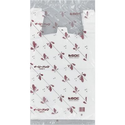 福助工業 福助 イージーバッグ 関東 No.60E 100枚入 0471755 1セット(1000枚:100枚×10袋) 458-8404（直送品）