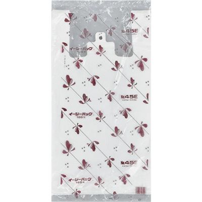 福助工業 福助 イージーバッグ 関西 No.45E 100枚入 0471739 1セット(1000枚:100枚×10袋) 458-8407（直送品）