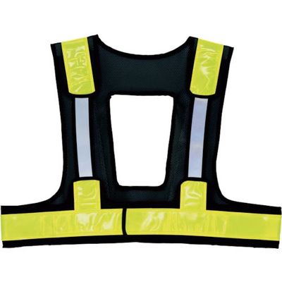 スリーライク アイトス フルハーネス対応ラッセルメッシュベスト ネイビーXFイエロー フリーサイズ AZ8716-108-F 1着（直送品）