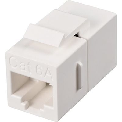 バッファロー RJ45中継コネクター Cat6A BLARJ45T6AWH 1個 428-5771（直送品）