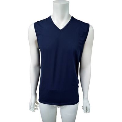 アズ BODYーX FORWORK 放熱 V首スリーブレス ネイビー M 9332-31M43 1着 537-3739（直送品）