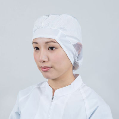 日本フィットフード 不織布キャップ フィットインナー FHI-710W ホワイト L 00553282 1ケース(200個(20個×10))（直送品）