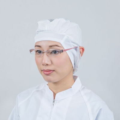 日本フィットフード 不織布キャップ フィットインナー FHI-715W ホワイト M 00678498 1ケース(200個(1個×200))（直送品）