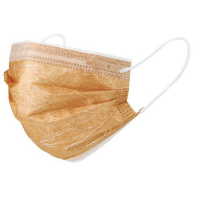 つばさ サージカルマスク 晴小町 和紙サージカルマスク テラコッタ 1000-0016-00 1ケース(2000個(10個×200))（直送品）