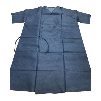 東京メディカル ディスポ白衣 ディスポ 患者着 ロングタイプ 紺 KG-501 1550272 1ケース(100個(1個×100))（直送品）