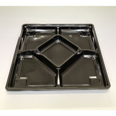 アクタ 折箱 ワン折90×90G ブラック 底 200入(1P25) 2000022391 1ケース(200個(25個×8))（直送品）