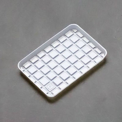 廣川 透明トレー 角トレー 40 大袋入り 30182500 1ケース(7000個(1個×7000))（直送品）