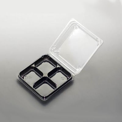 廣川 和菓子容器 SW-43 黒 30279602 1ケース(1200個(50個×24))（直送品）