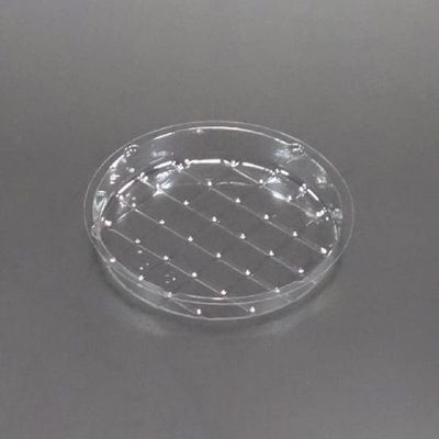 廣川 透明トレー バーム丸型 No.6 30632100 1ケース(18000個(500個×36))（直送品）