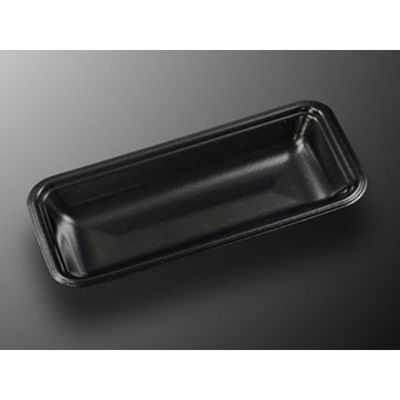 中央化学 発泡トレー CN 20-10E 黒-BK 335893 1ケース(2700個(100個×27))（直送品）
