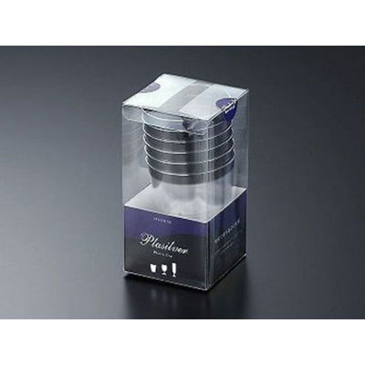 中央化学 グラス プラシルバー カップ 6個入 59543 1ケース(40個(1個×40))（直送品）