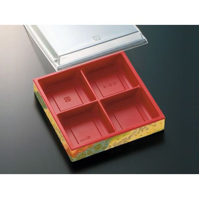 中央化学 折箱 CWH-角5.5-4 赤-しののめ (ボ 671776 1ケース(1200個(20個（直送品）