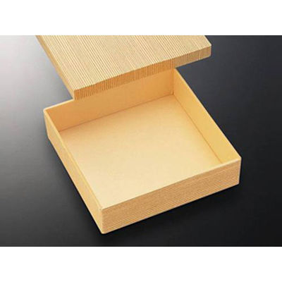 中央化学 ウッド容器 木目 6.5寸折 67231 1ケース(120個(10個×12))（直送品）