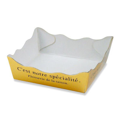 石渡 ケーキトレー スペシャリテトレー 浅口ミニ 77042 1ケース(1000個)（直送品）