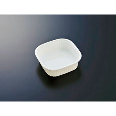 中央化学 軽食容器 BAKEQ 120角 350CC白 757773 1ケース(1200個(100（直送品）