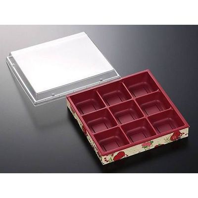 中央化学 折箱 CWH-角6.5-9 赤-鼓 (ト) 961979 1ケース(300個(20個×（直送品）