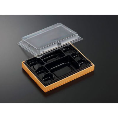 中央化学 折箱 CWA 22-17S 黒-赤杉 (ボ) 966499 1ケース(220個(20個×（直送品）