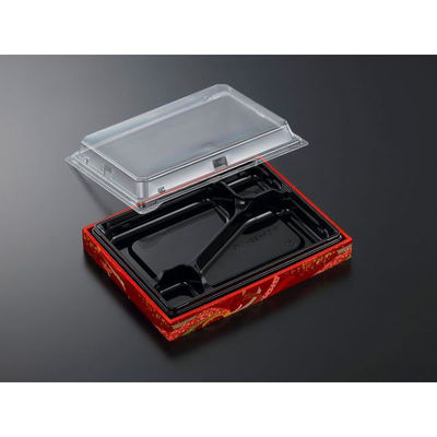 中央化学 折箱 CWA 22-17C 黒-ちぎり (ボ) 975169 1ケース(220個(20個×（直送品）