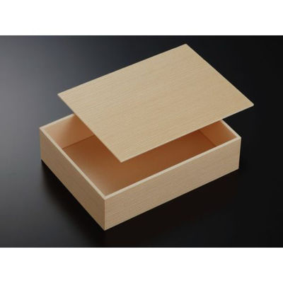 中央化学 折箱 精肉折 2kg 関東杉 蓋付 988915 1ケース(72個(8個×9))（直送品）