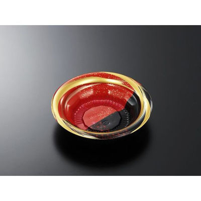 中央化学 どんぶり容器 CT ほまれ丼 M18 風林R-BK 身 171983 1袋(50個)（直送品）