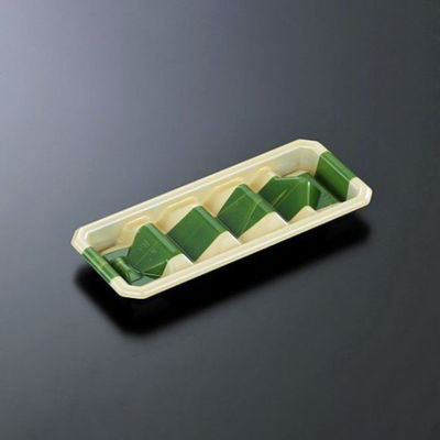 中央化学 寿司容器 HS にぎり 5DAN 笹緒GN-BK 身 129585 1袋(50個)（直送品）