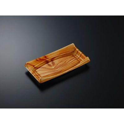 中央化学 刺身容器 CF 船 50 木理BR 身 244954 1ケース(600個(25個×（直送品）