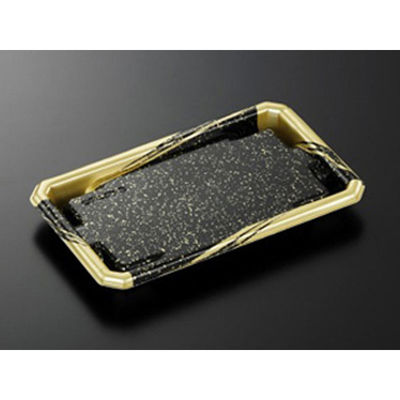 中央化学 寿司容器 CF にぎり L8 天竺BK-BK 身 196774 1ケース(800個(50個×（直送品）