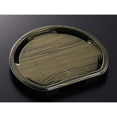 中央化学 寿司容器 CF にぎり 半月 10 木曽G-BL 身 72322 1ケース(600個(50個×（直送品）