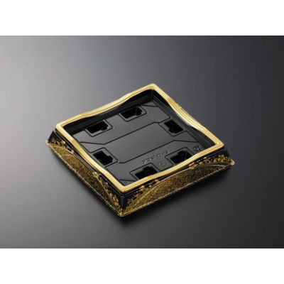 中央化学 寿司容器 HS 天城 12-3 まきえ金-BK 身 383497 1袋(50個)（直送品）