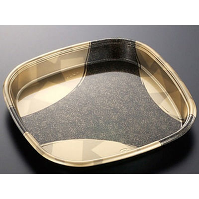 中央化学 寿司桶 DX 角桶 40 金砂目-BK 身 107060 1ケース(100個(10個×10))（直送品）