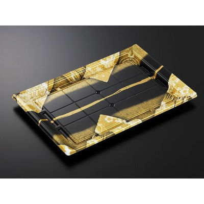 中央化学 刺身容器 CF 宴角 40-27帯代BK-BK 身 178806 1ケース(160個(10個×（直送品）