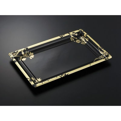 中央化学 刺身容器 DX 角皿 特4 花盛MT-BK 身 193649 1ケース(100個(25個×（直送品）