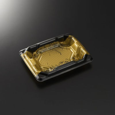 中央化学 刺身容器 四方盛 15-11 永徳BK 身 5223 1ケース(1500個(50個×30))（直送品）