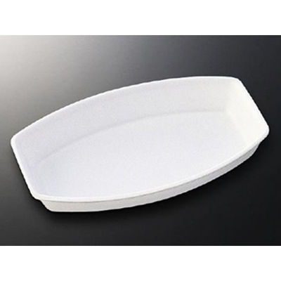 中央化学 鮮魚トレー 芝舟 101 白 11825 1袋(50個)（直送品）