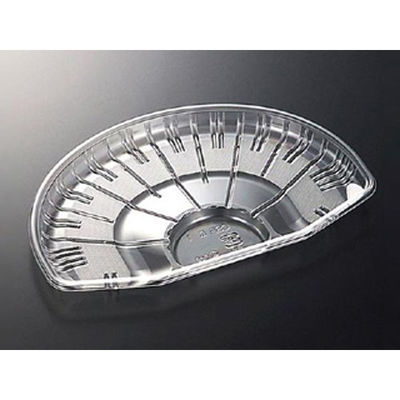 中央化学 透明トレー CSR 扇 1 O 92999 1袋(50個)（直送品）