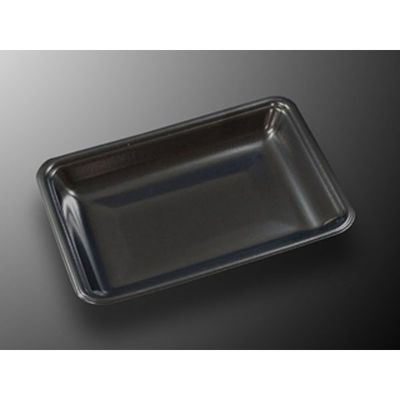 中央化学 発泡トレー CN 20-15E 黒-BK 336131 1袋(100個)（直送品）