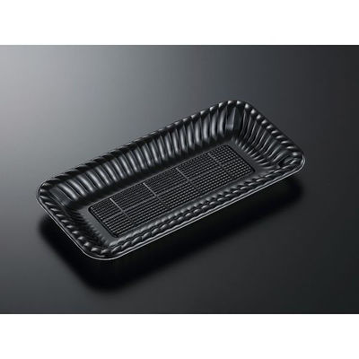 中央化学 オードブル容器 PD プレートK30-15 黒内 身 265892 1袋(50個)（直送品）