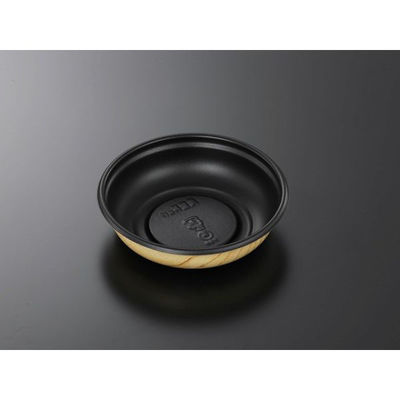 中央化学 どんぶり容器 SD 庵里丼 M17 BK-輪Y 身 923334 1ケース(400個(50個×（直送品）