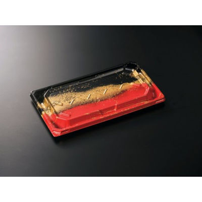 中央化学 寿司容器 BCF 宝台閣 10-2 暁R-BK 身 21675 1袋(50個)（直送品）