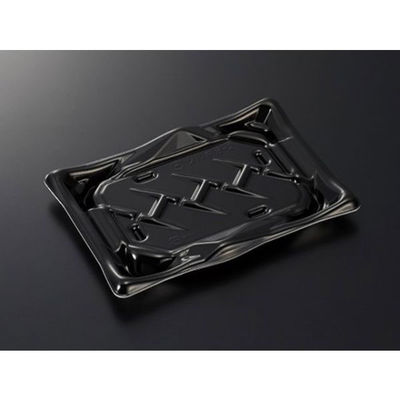 中央化学 寿司容器 剣 8-2 黒 身 278325 1袋(50個)（直送品）