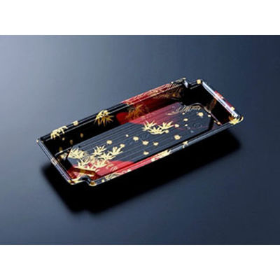 中央化学 刺身容器 CF かく鉢 24-11 竹霞R-BK 身 582510 1ケース(1000個(50個×20))（直送品）