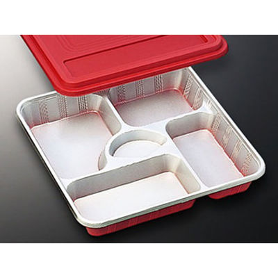 中央化学 仕出し弁当容器 DX 仕切 R-5-N 共付 22566 1ケース(240個(20個×12))（直送品）